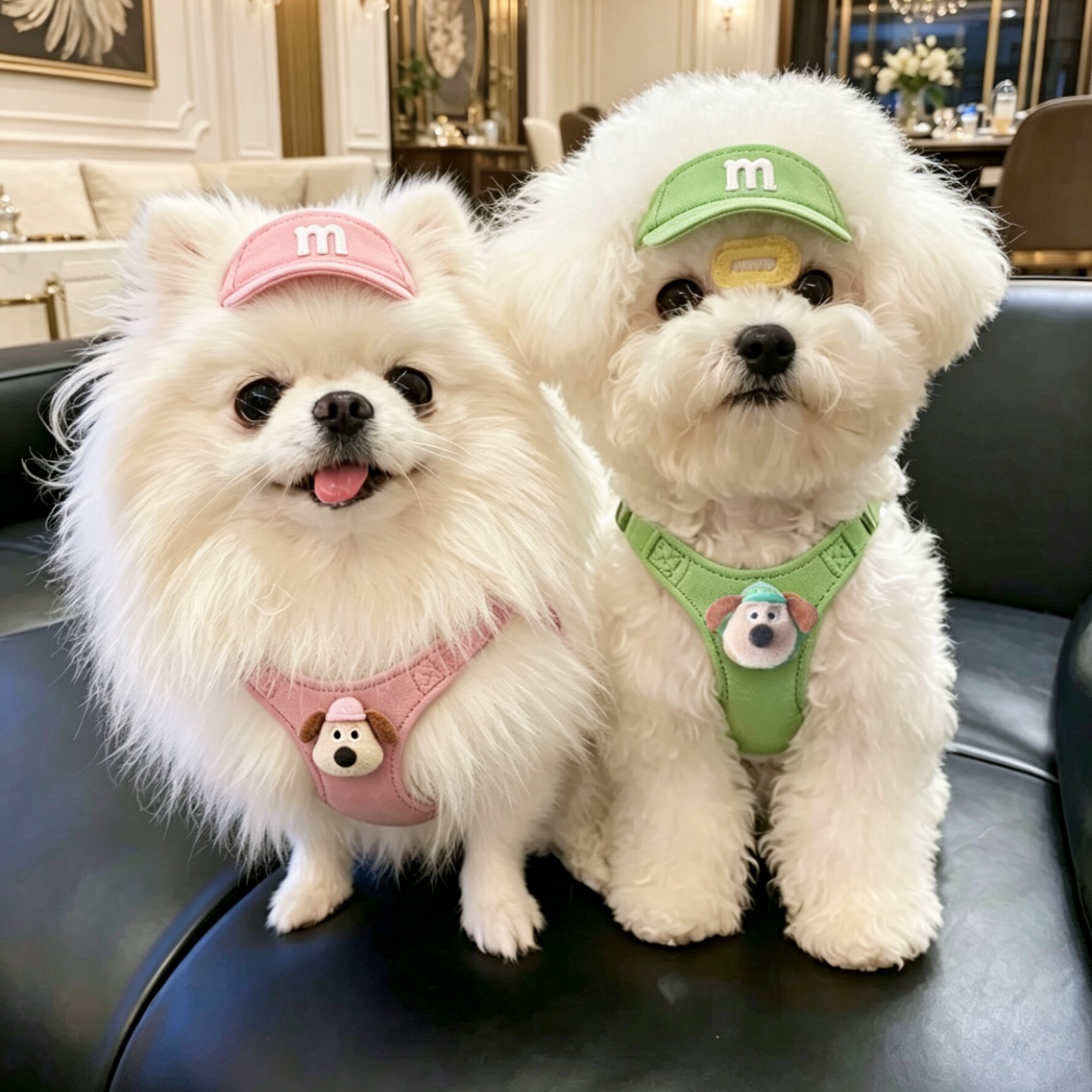 掌盟狗狗胸背带中小型犬比熊泰迪马尔济斯背心式牵引绳防挣脱图片