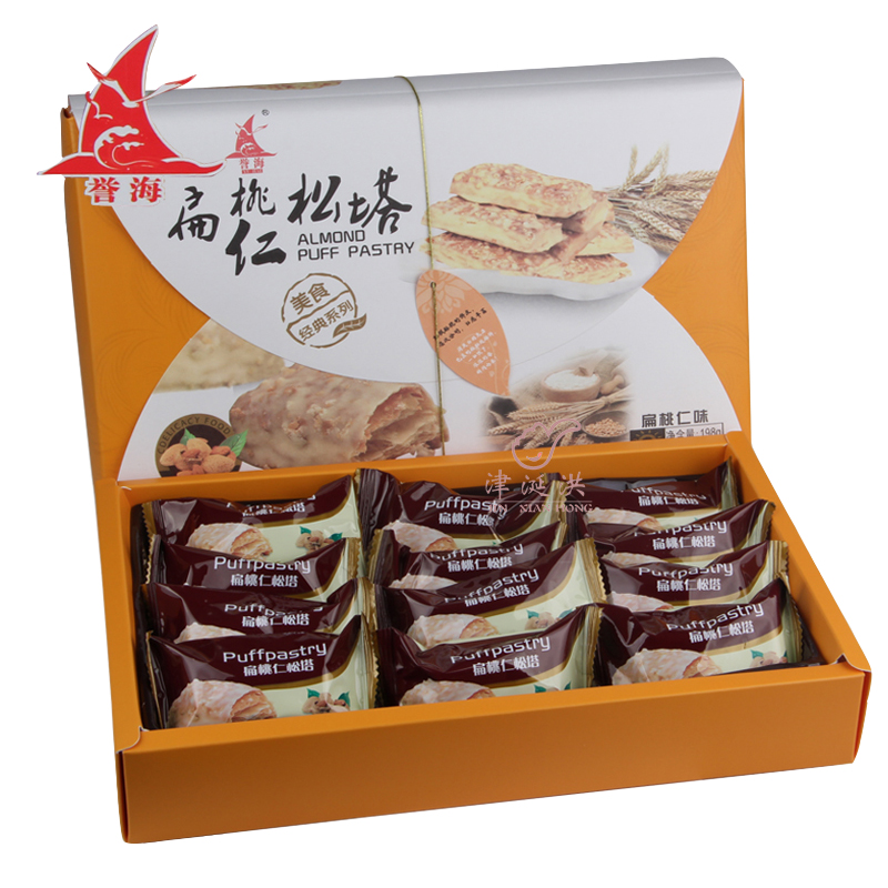 誉海扁桃仁味榛子味松塔198g零食