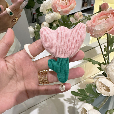 少女心可爱郁金香花朵气囊支架