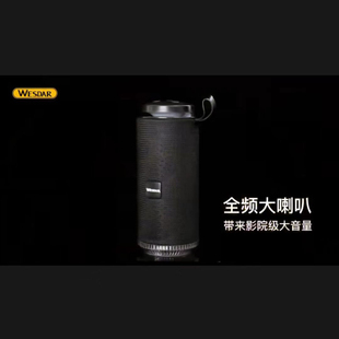 WESDAR-伟仕达-K219手提便携蓝牙音箱影院级音质智能音效氛围灯T