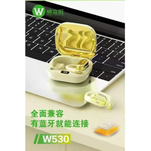 威立旺W530 OWS开放式不入耳无线运动蓝牙耳机无感触控小巧便携A