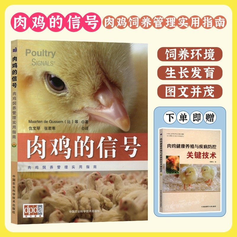 肉鸡的信号 荷兰引进 肉鸡饲养管理书籍 肉鸡养殖书