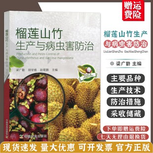 榴莲山竹生产与病虫害防治 榴莲山竹高效栽培种植技术大全书籍 优质高产榴莲山竹果树疾病防治技术 果园管理 热带水果种植施肥用药