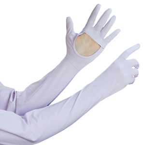 潮流时尚冰丝防晒袖套女式夏季长款户外骑行开车防紫外线薄款手套