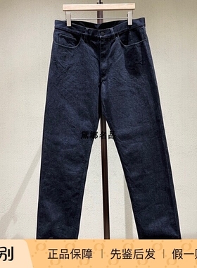 正品现货 Moncler/蒙口 24秋冬男士纯棉直口宽腿牛仔裤 2A00042