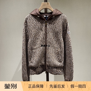 9B00034 25秋冬女士纯羊毛连帽针织粗线外套 正品 现货Moncler蒙口