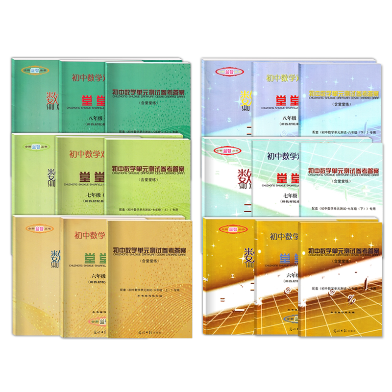 2025-2026届初中数学单元测试堂堂练六七八九年级上下册 上海初中数学单元测试+双基过关堂堂练数学6789年级任选 光明日报