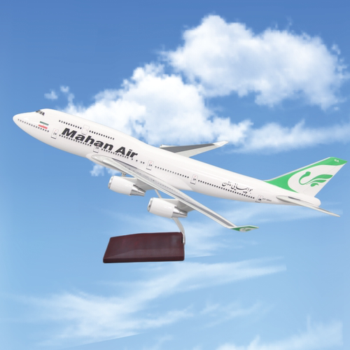 伊朗马汉航空B747机型引擎镂空