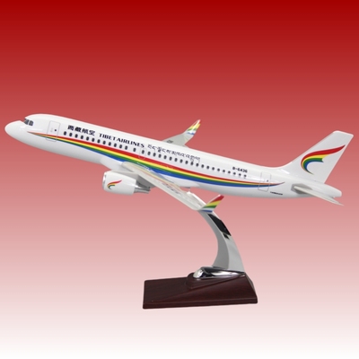 仿真航模摆件A319西藏树脂模型