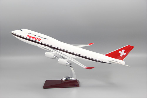 波音747-400机型瑞士航空ABS材质