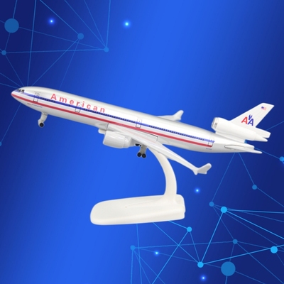 麦道客机航模MD-11飞机模型美国