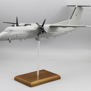 飞机模型庞巴迪dash8Q300MPA阿拉伯联合酋长国双螺旋桨航模1：150