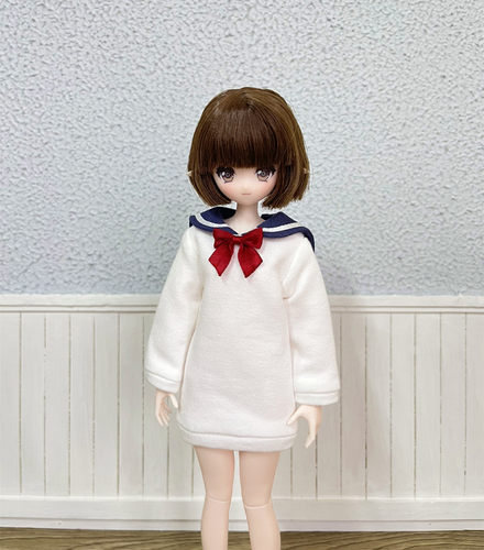 特六分 Azone 娃衣 海军领休闲卫衣 日常风娃衣
