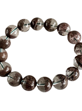 天然红幽灵手链水晶手串