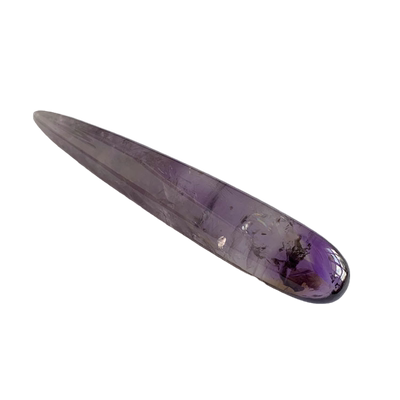 水玉冰魄天然紫水晶按摩棒穴位