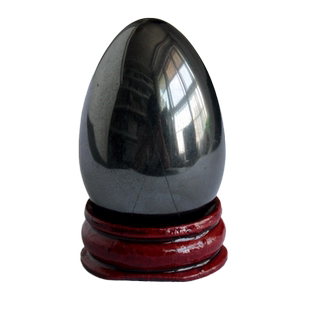 水玉冰魄天然铁矿石鸡蛋把玩银色铁矿石原石手把件实物多款