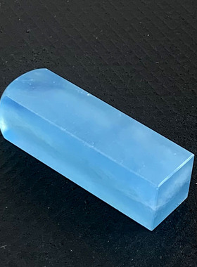 海蓝宝石印章充填闲章书画章私章圆章方章名章送证刻字定制