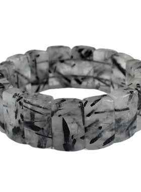 水玉冰魄天然黑发晶粗黑碧玺