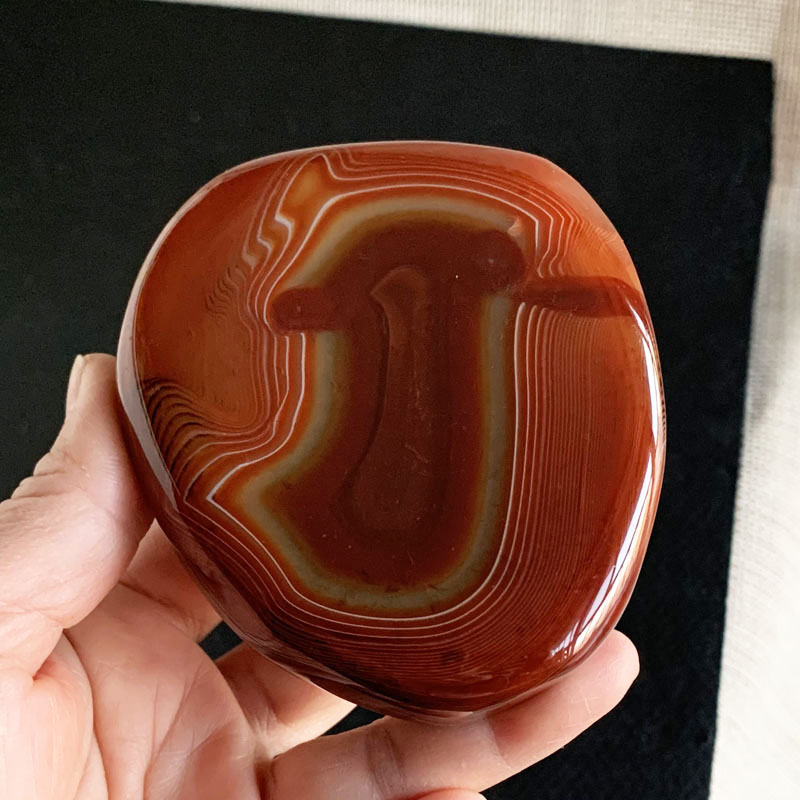 水玉冰魄天然缠丝玛瑙把玩缟玛瑙手把件装裱磨画压宣纸镇尺砑纸