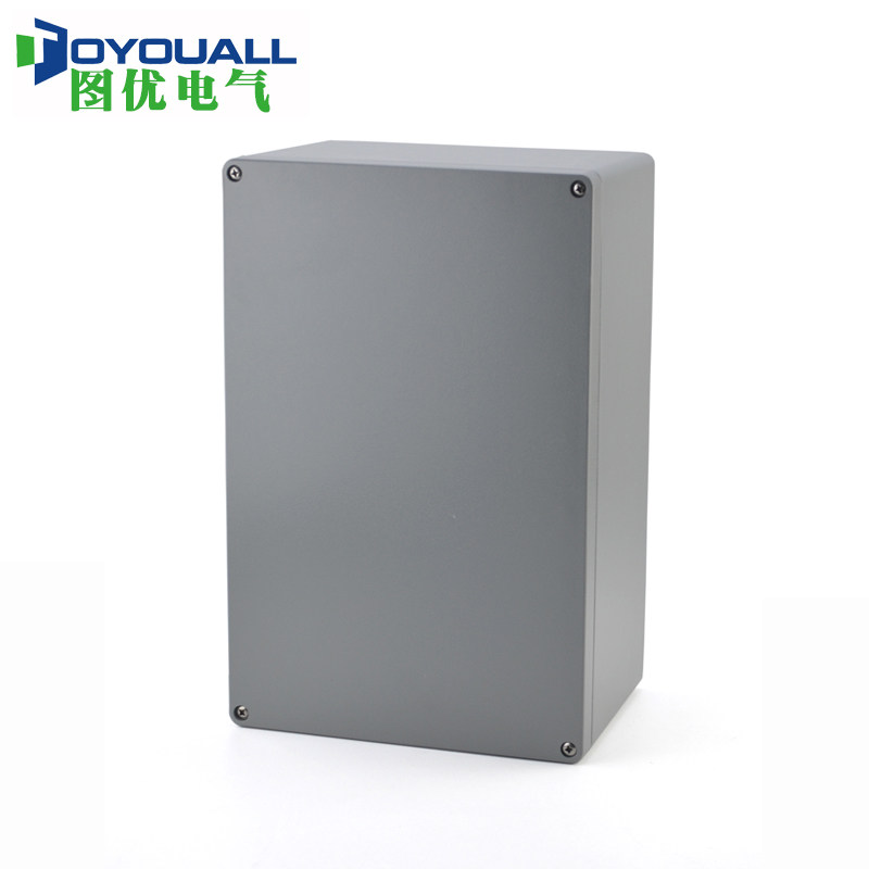 图优400*260*180铸铝防水盒户外防雨金属控制箱铝制接线盒FA76-2