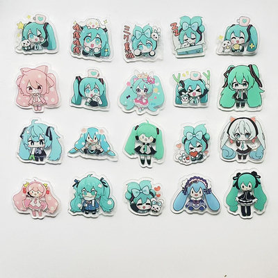 卡通动漫初音未来周边胸针