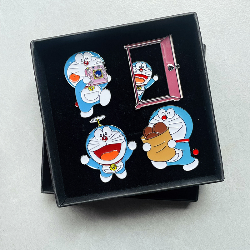 可爱哆啦a梦胸针日系动漫卡通个性百搭别针徽章学生书包配饰品女