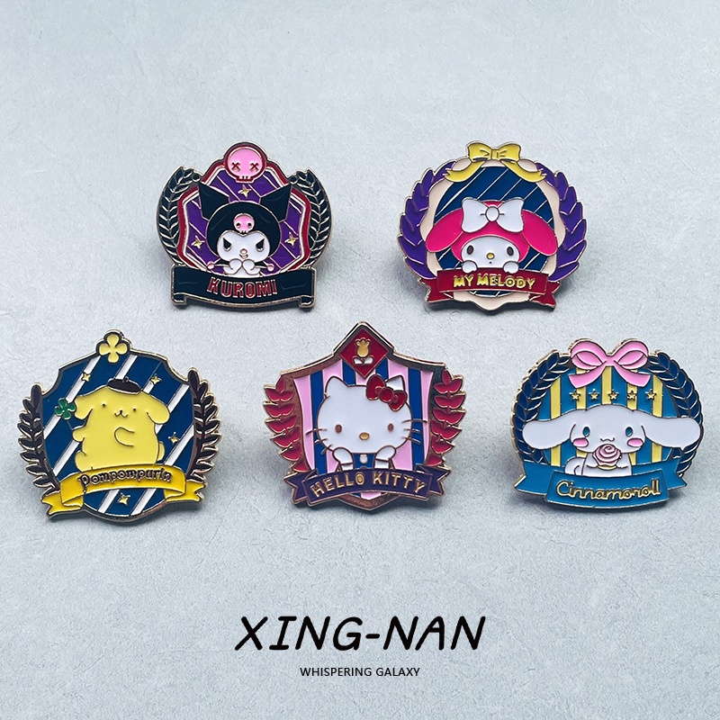 三丽鸥玉桂狗库洛米美乐蒂胸针