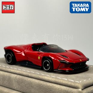TAKARA多美卡 法拉利DaytonaSP3红白盒46号 仿真合金模型玩具摆件