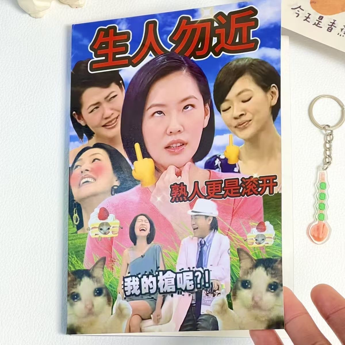 小S搞笑diy手账素材贴纸咕卡