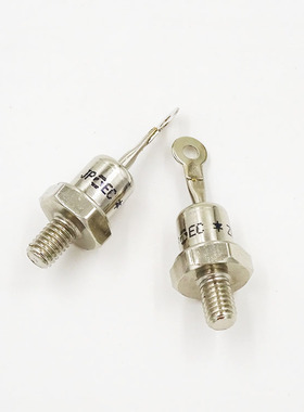 二极管 2CZ57G 5A500V 螺栓式整流管 上海奇亿JPEC