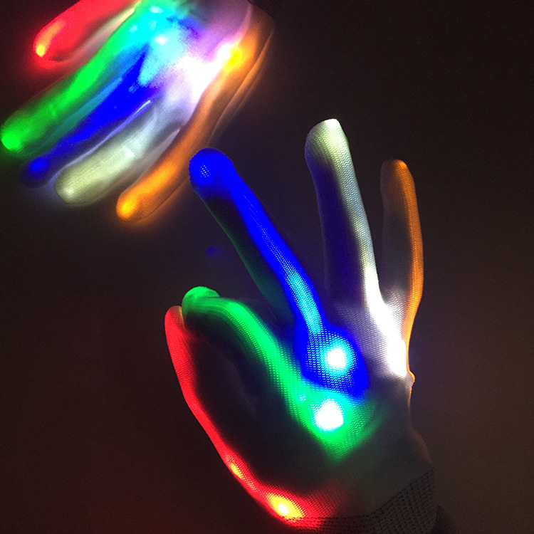 led luminous gloves Halloween Christmas atmosphere performan