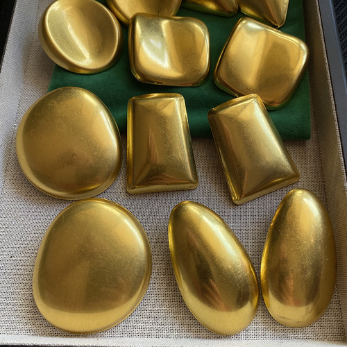 欧美夸张金属金色冷淡高级感轻奢耳环港风复古美拉德秋冬耳饰耳钉