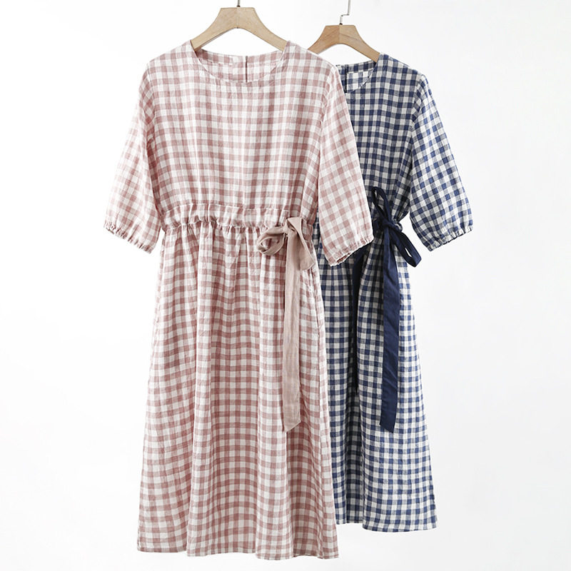 女装连衣裙女夏季日系文艺大码