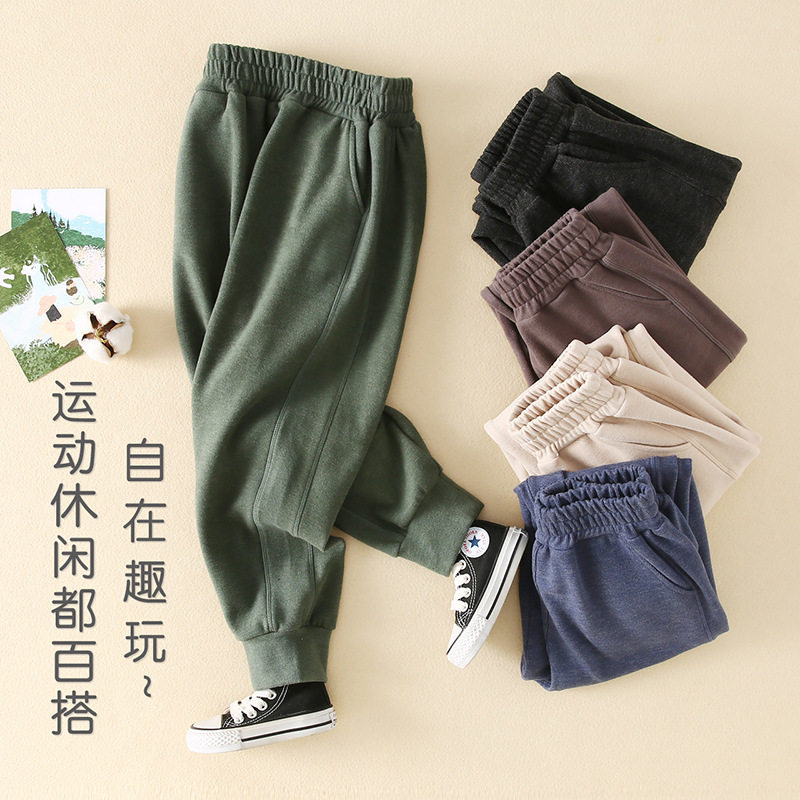 儿童卫裤春秋款童装男女童休闲裤