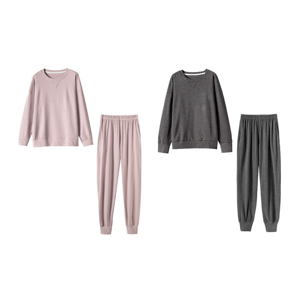 TY热卡绒卫衣家居服套装运动款起居服优衣春秋睡衣运动