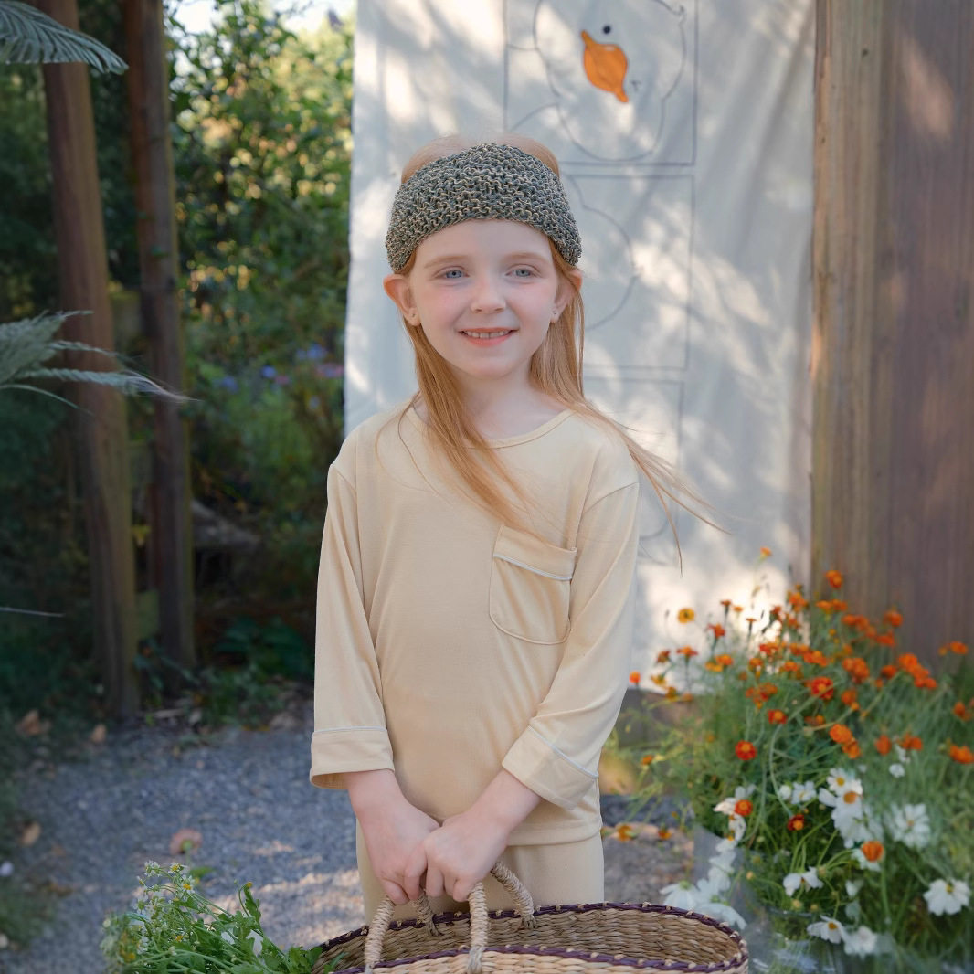 YBL儿童家居服 男童女童冰丝夏季空调服家居服套装