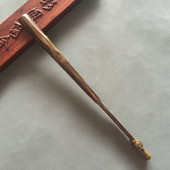 老艺人制作 苏工扇面 琵琶头花瓶头头i. 棕竹全芯老扇骨 95寸18方