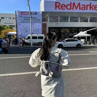 王宝妞 miu型三口之 二室一厅家 重工帆布斜挎腋下小痛包