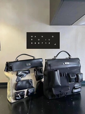 mebag上学通勤手铐包情侣款PU