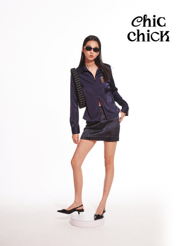 chicchick时髦小鸡半裙低腰超短