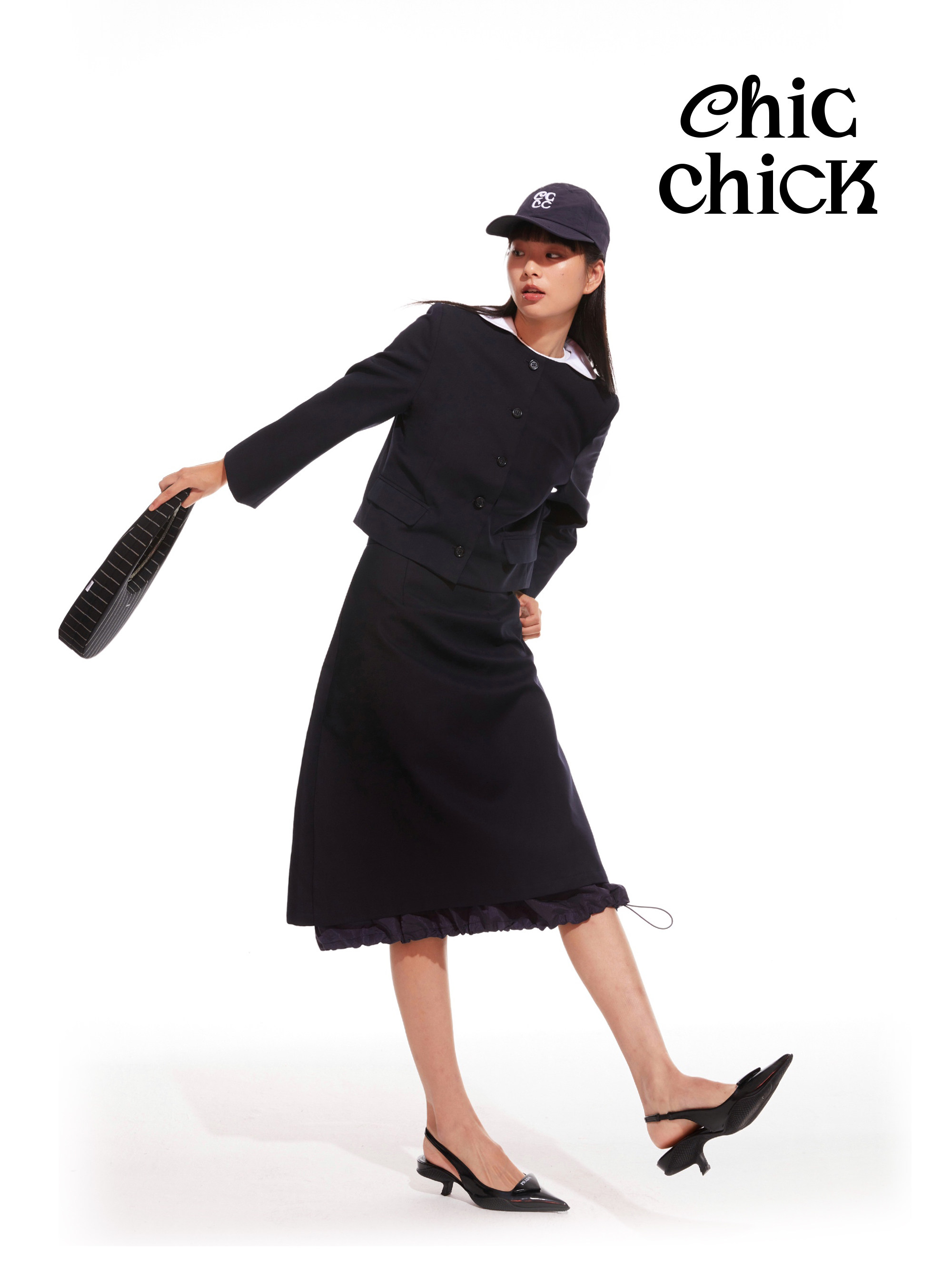 chicchick半裙A字裙中裙学院