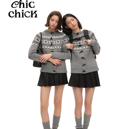 ChicChick威尔士之花圣诞毛衣