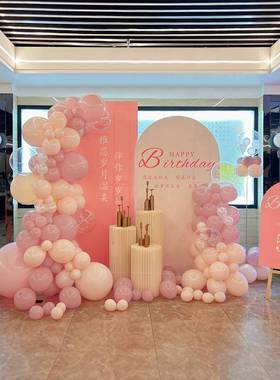 妈母妈甄情喜事生日布置装饰场景老人大寿50760 0 80岁球寿宴亲女