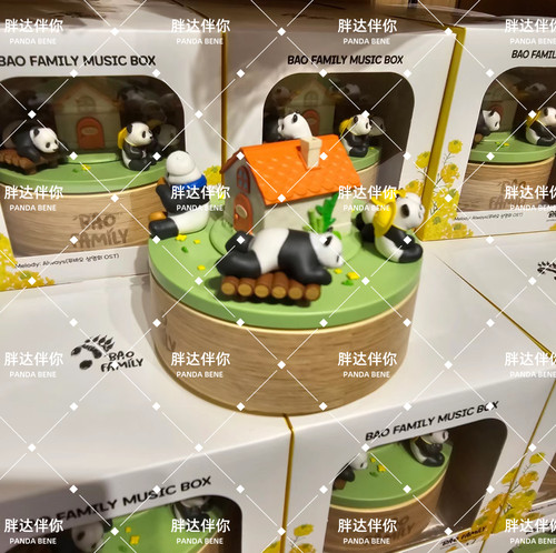现货宝家族八音盒韩国爱宝乐园福宝周边八音盒爱宝乐园快闪八音盒