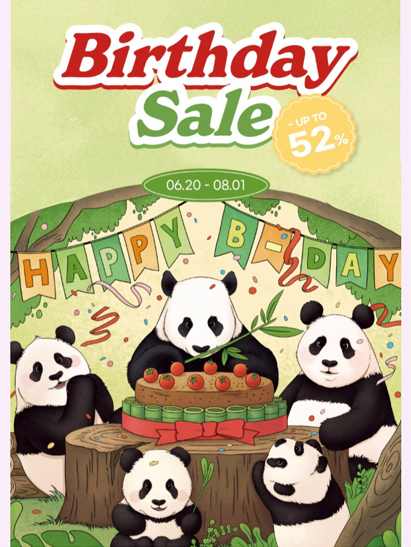2爱宝乐园特价宝家族生日月打折宝家族生日应援周边打折福宝周边