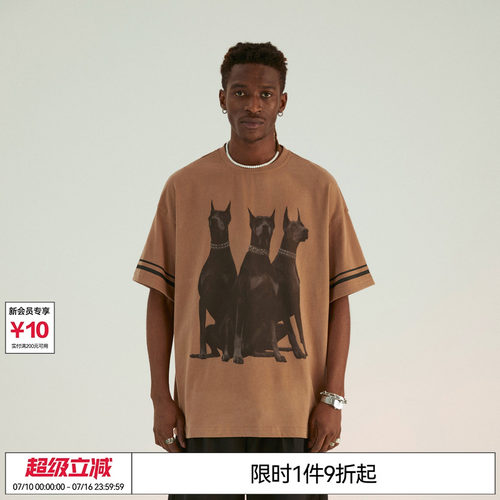 杜宾犬短袖EMPTYREFERENCE休闲
