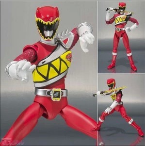 全场特价包邮 兽电战队 强龙者 强龙红 SHF 可动人偶 万代 万代