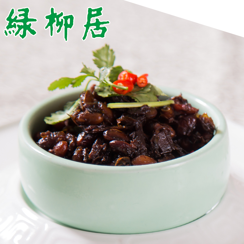 中华老字号绿柳居清真食品南京特产卤香菇家常豆手撕笋三鲜烤麸