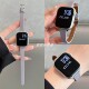 适用苹果手表s11代iwatch细款 方扣小蛮腰真皮表带applewatch987se