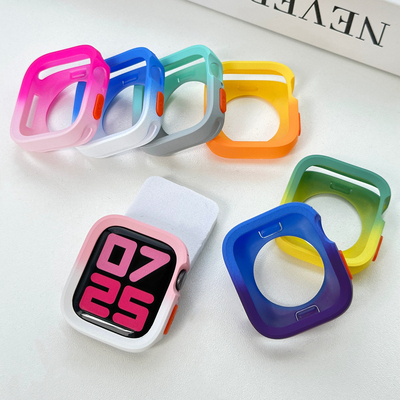 适用iwatch透明半包防摔保护壳